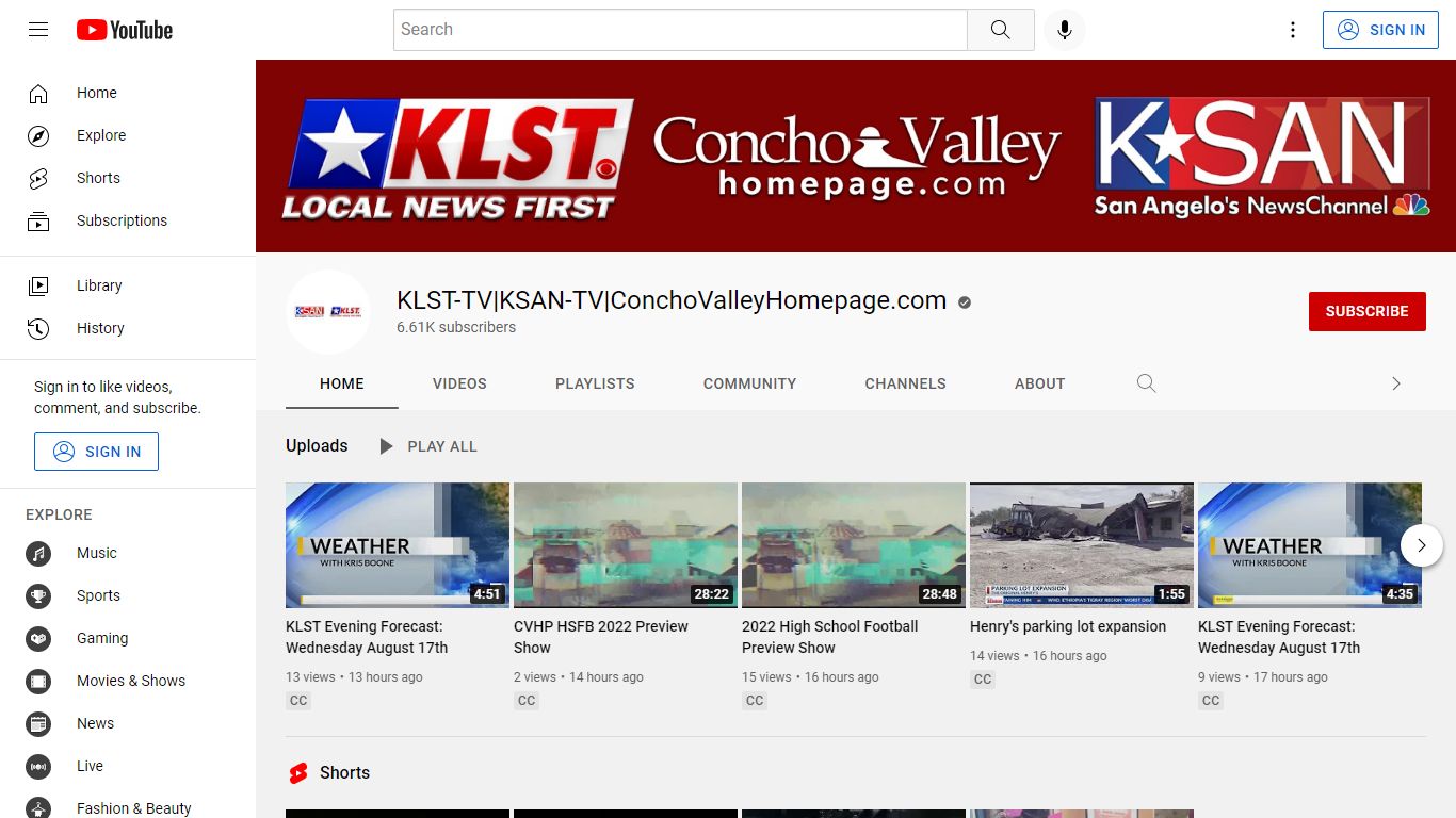 KLST-TV|KSAN-TV|ConchoValleyHomepage.com - YouTube